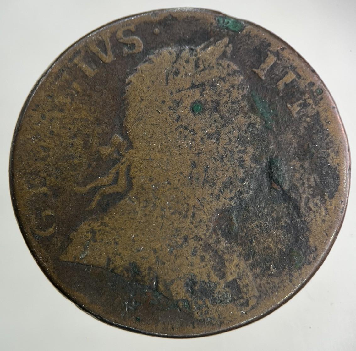 1774 George III 3rd Half-Penny Coin | Collectable Grade