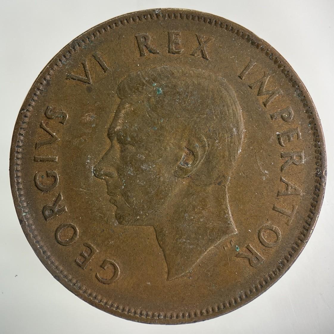 1942 South Africa One Penny Coin | Fine Collectable Grade