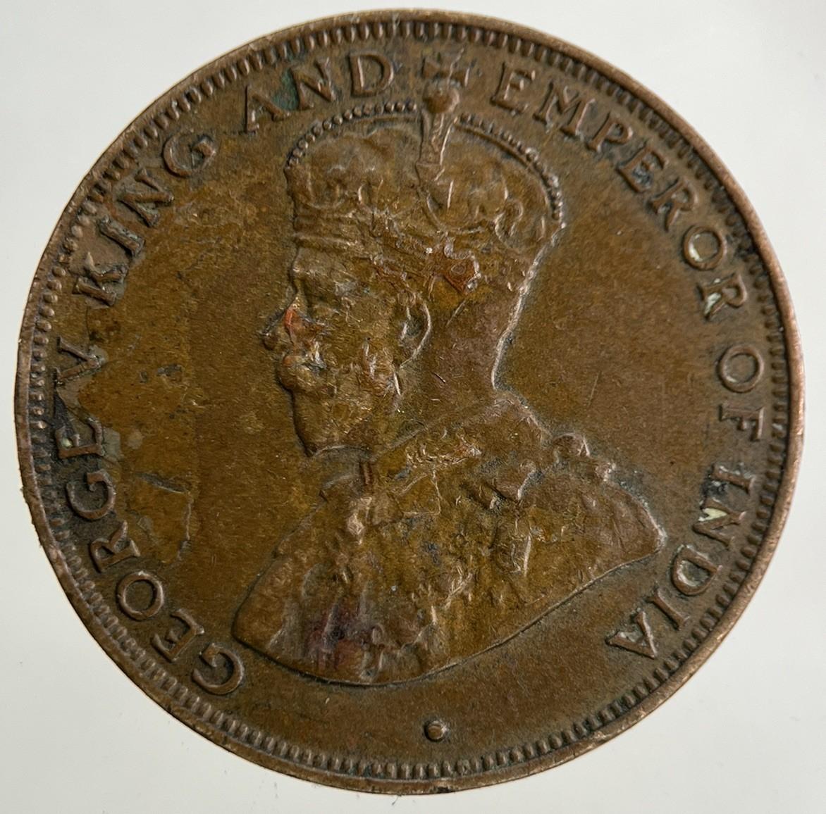 1933 Hong Kong One Cent Coin | Fine Collectable Grade