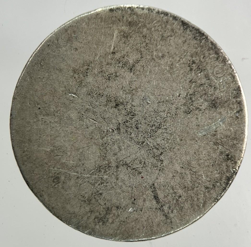 British Edward VII Sixpence Silver Coin | Worn Grade