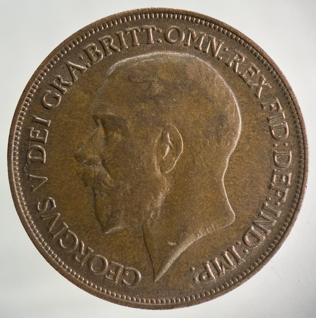 1920 George V One Penny Coin | Very High Grade