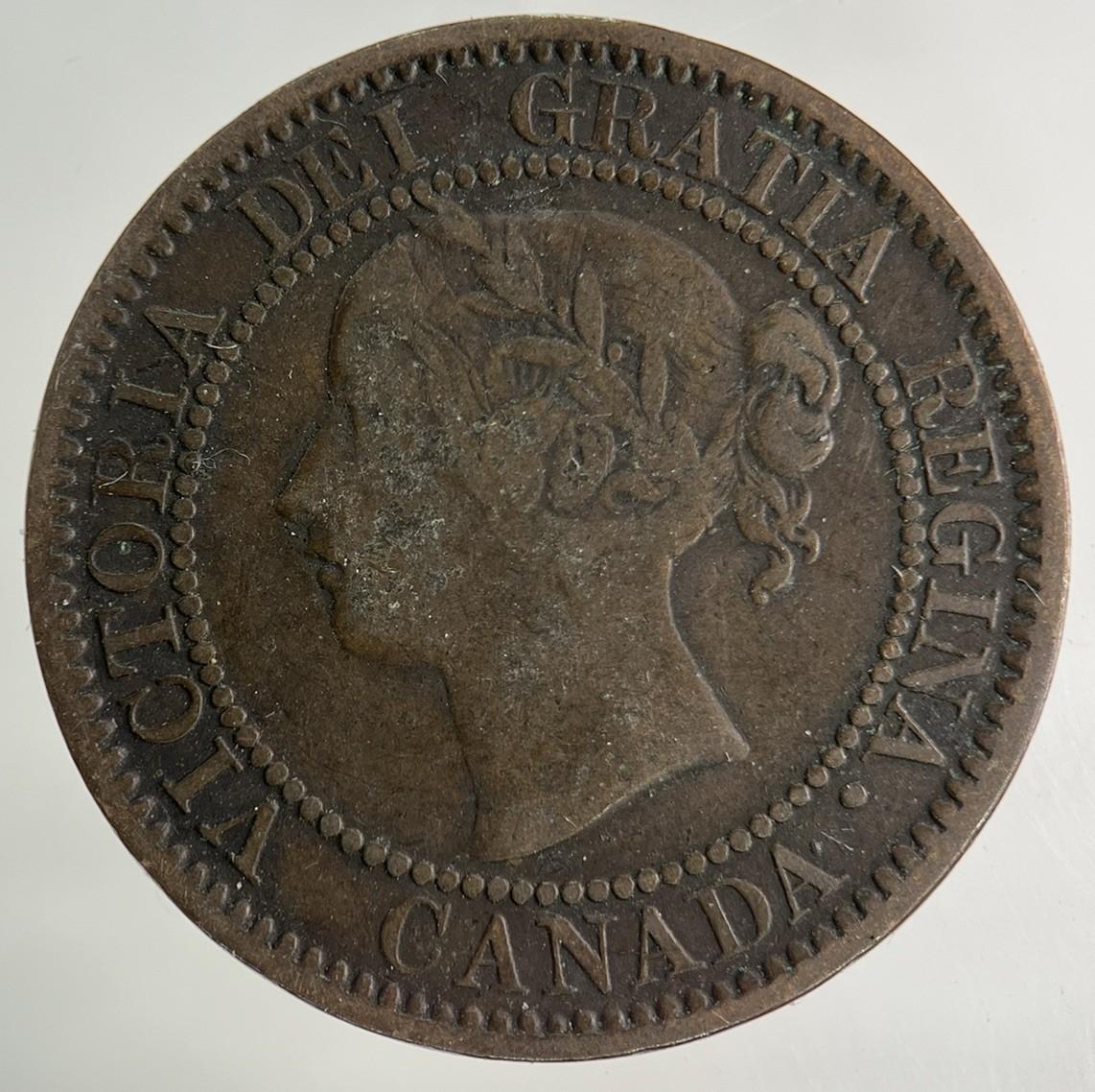 1859 Canada One Cent Coin | Fine Collectable Grade