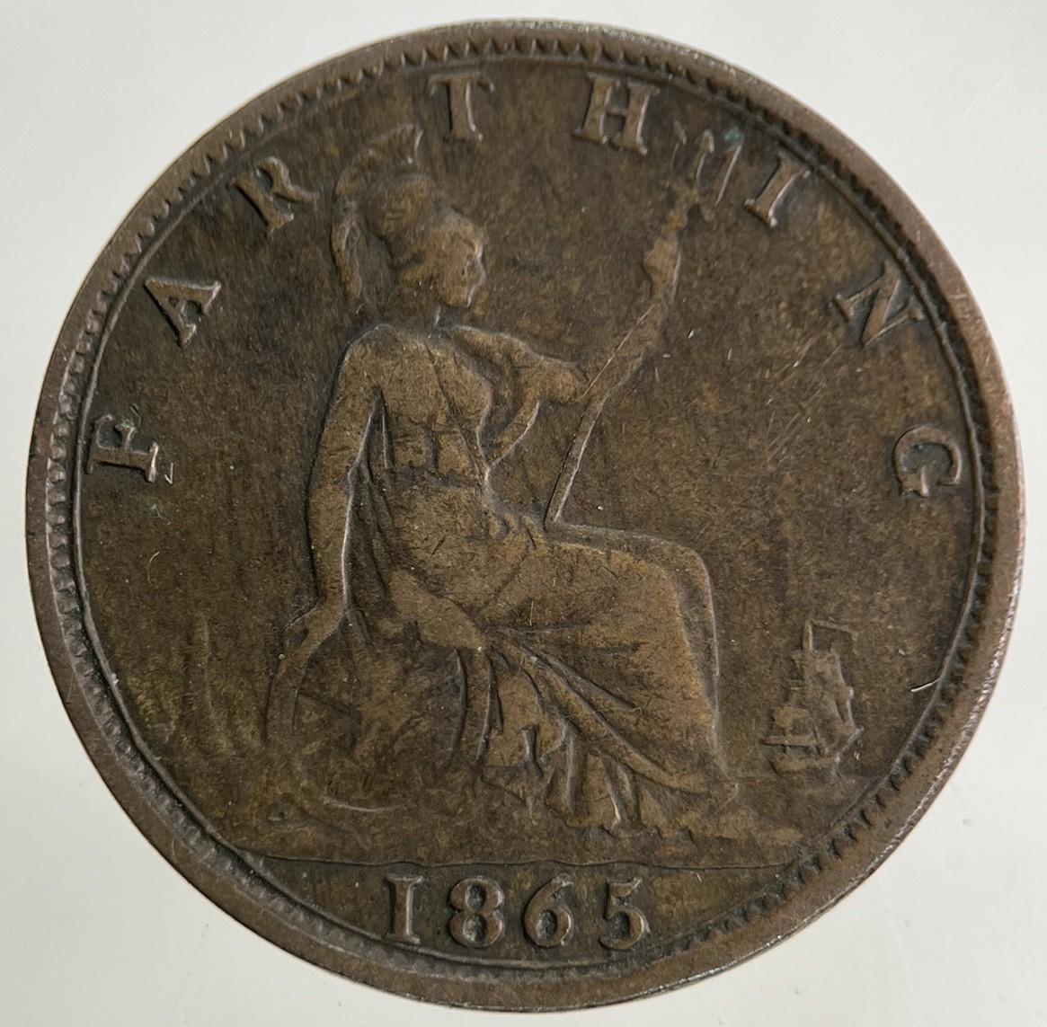 1865 Victoria Farthing Coin | Fine Collectable Grade