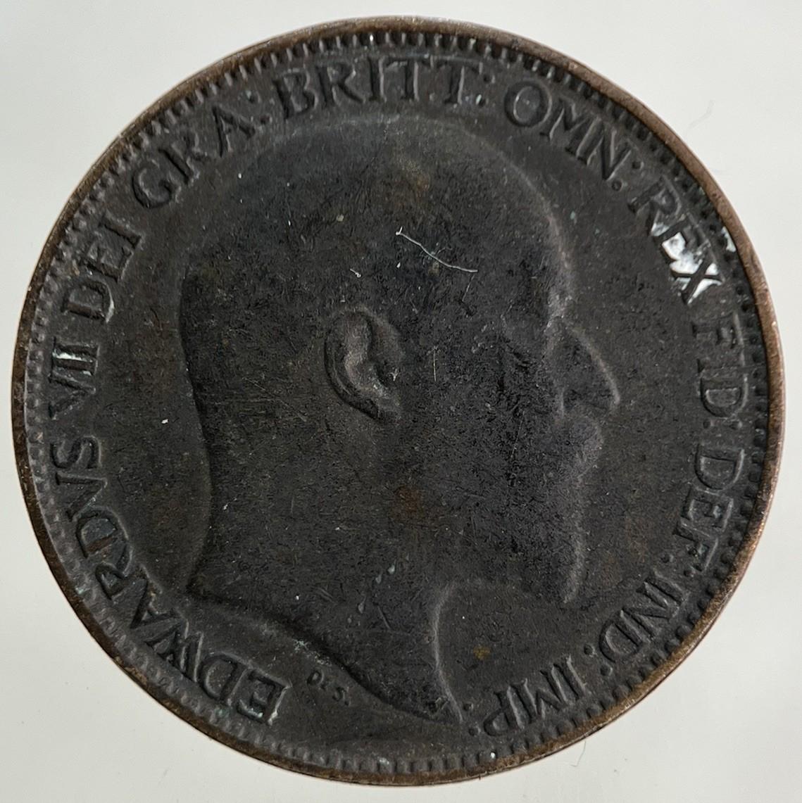 1902 Edward VII Farthing Coin | Fine Collectable Grade