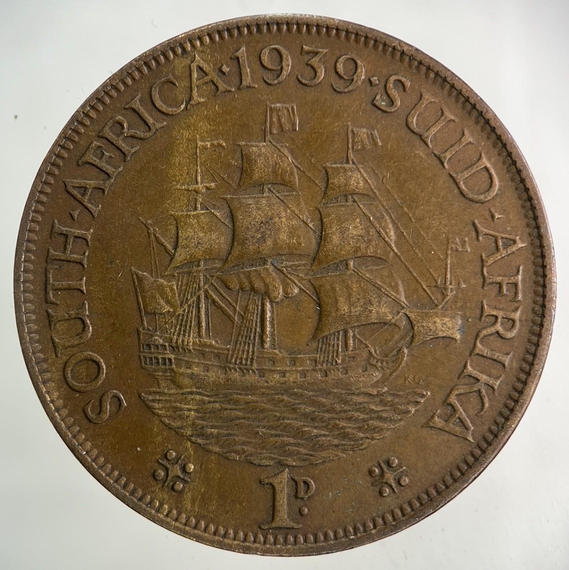 1939 South Africa One Penny Coin | Fine Collectable Grade