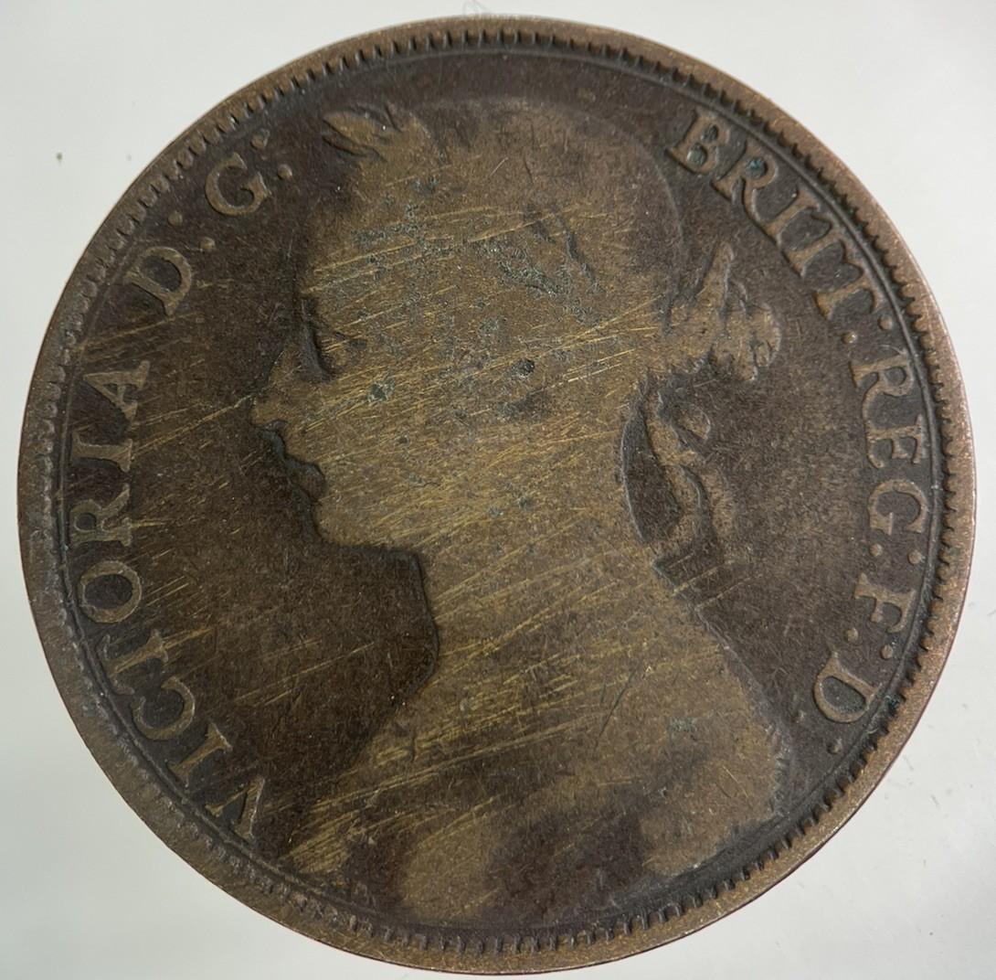 1889 Victoria One Penny Coin | Collectable Grade