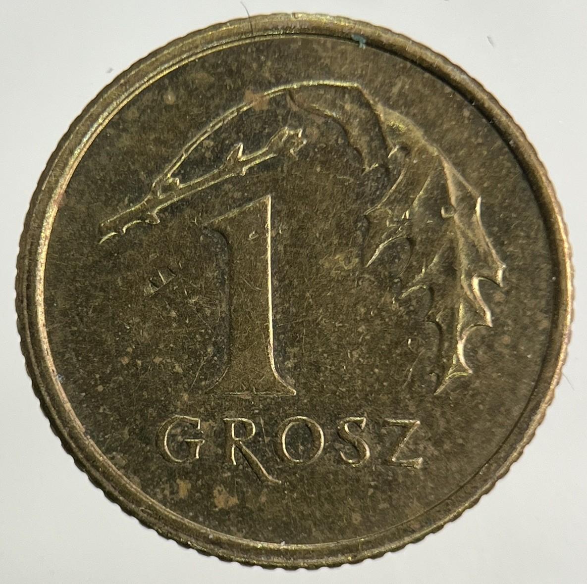 2008 Poland 1 Grosz Groszy Coin | Fine Collectable Grade