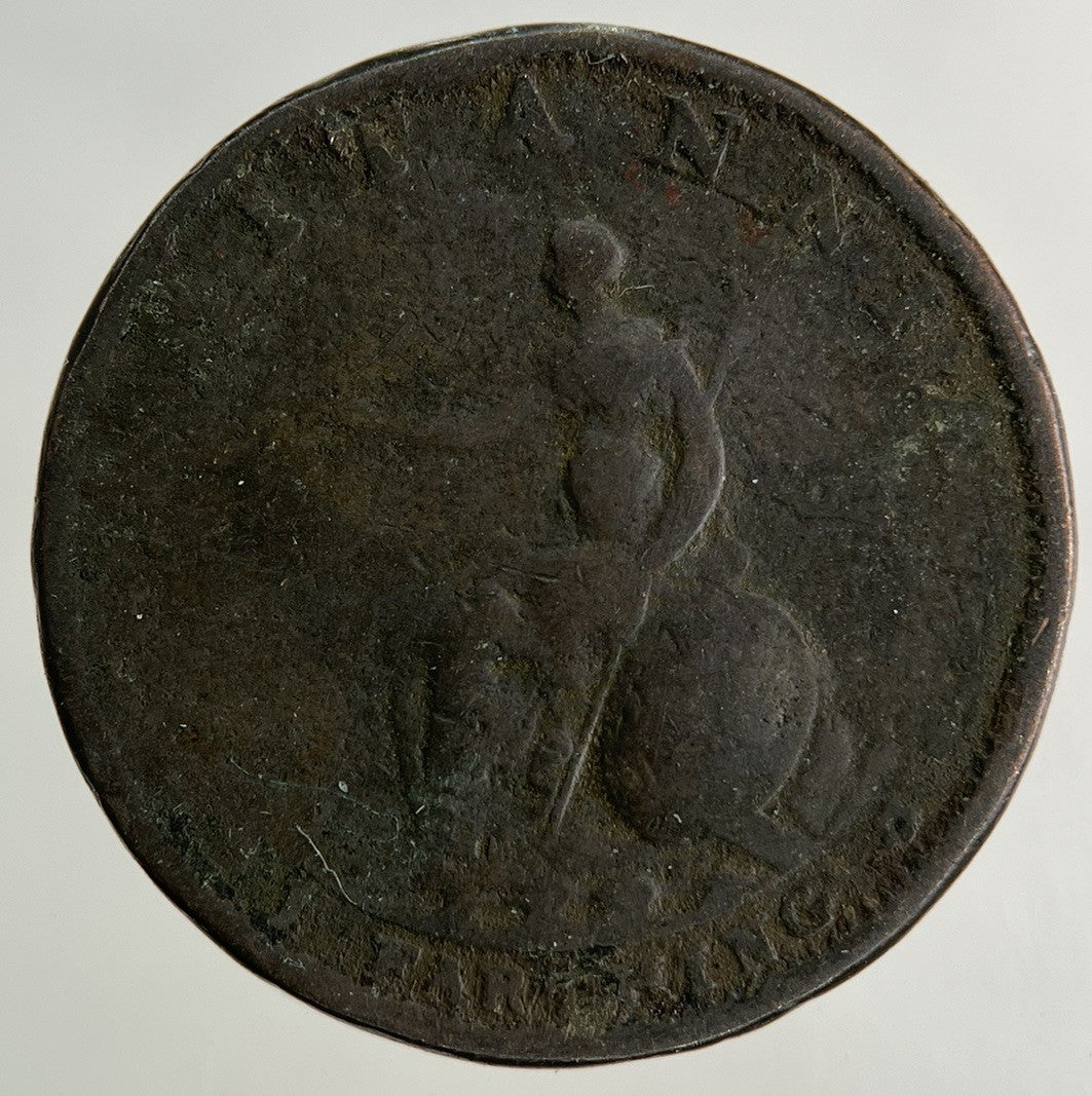 1799 George III 3rd Farthing Coin | Collectable Grade