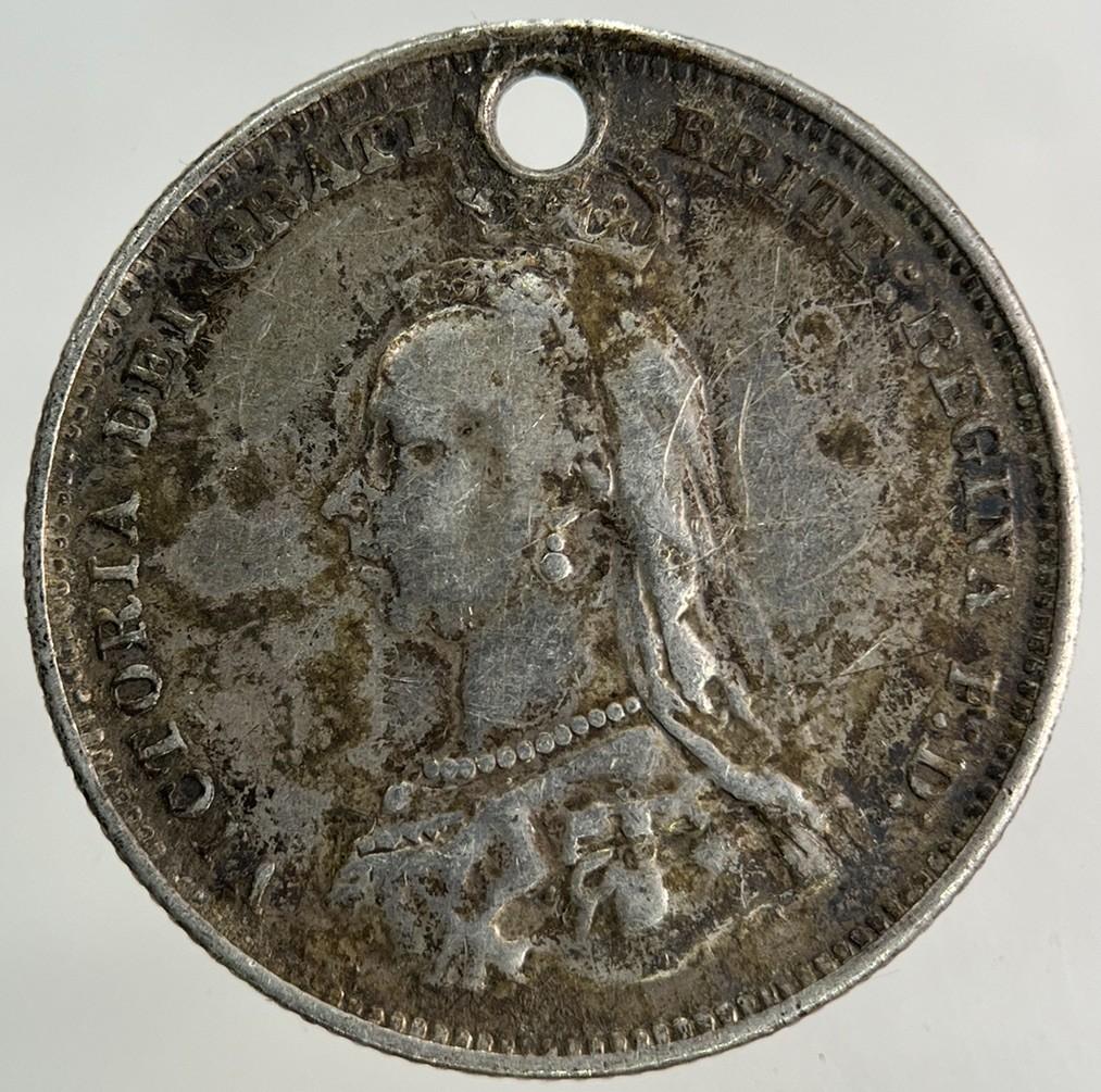 1887 Victoria Shilling Silver Coin | Fine Collectable Grade