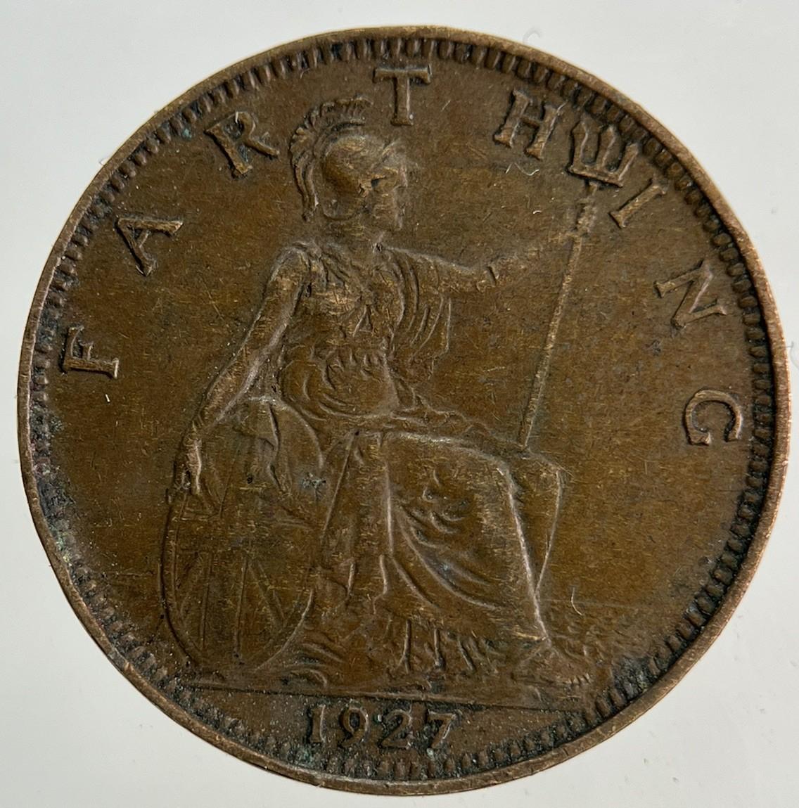 1927 George V Farthing Coin | Fine Collectable Grade