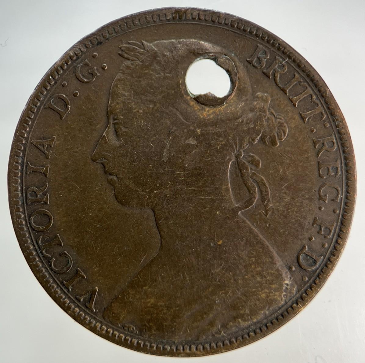 1882-H Victoria One Penny Coin | Collectable Grade