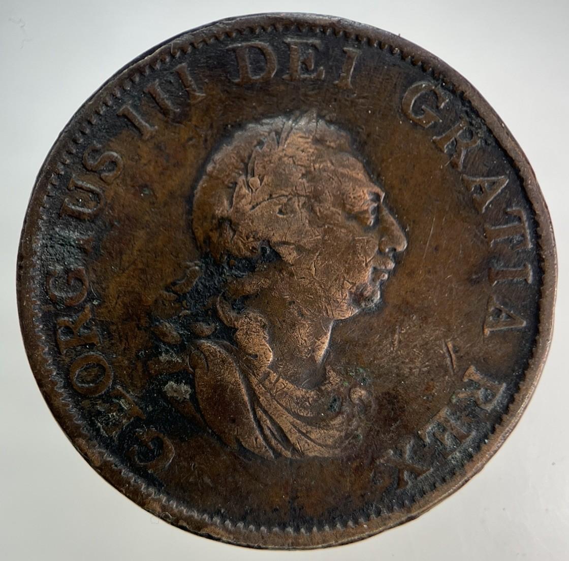 1799 George III 3rd Half-Penny Coin | Fine Collectable Grade
