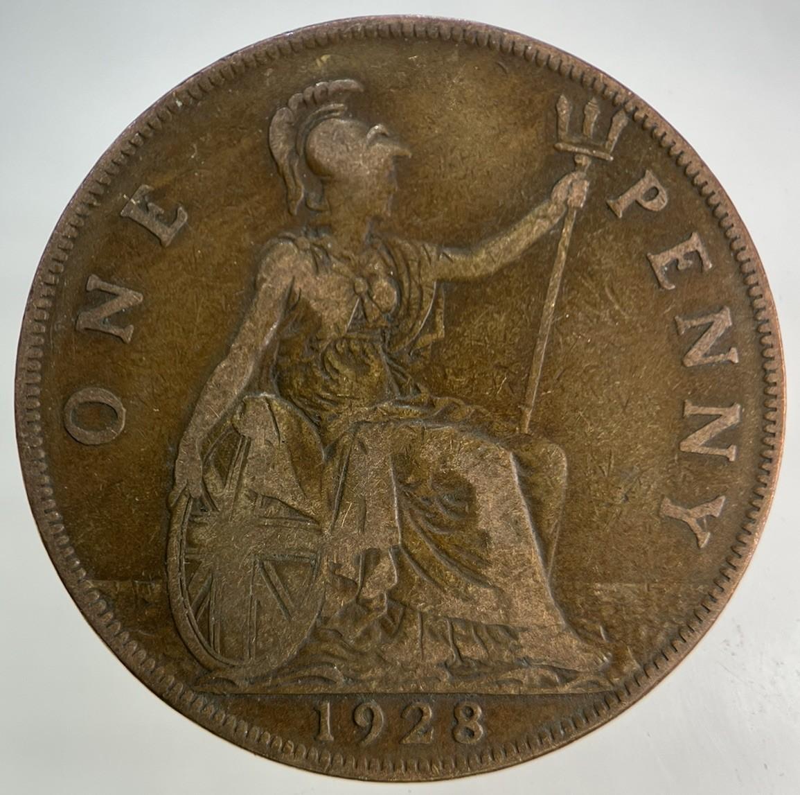 1928 George V One Penny Coin | Fine Collectable Grade