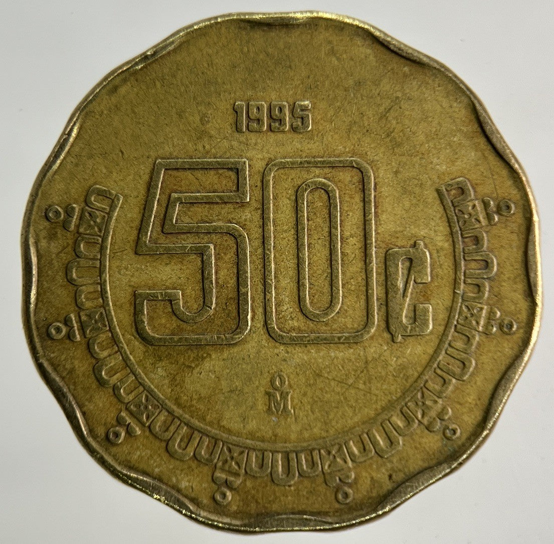 1995 Mexico 50 Centavos Coin | Fine Collectable Grade