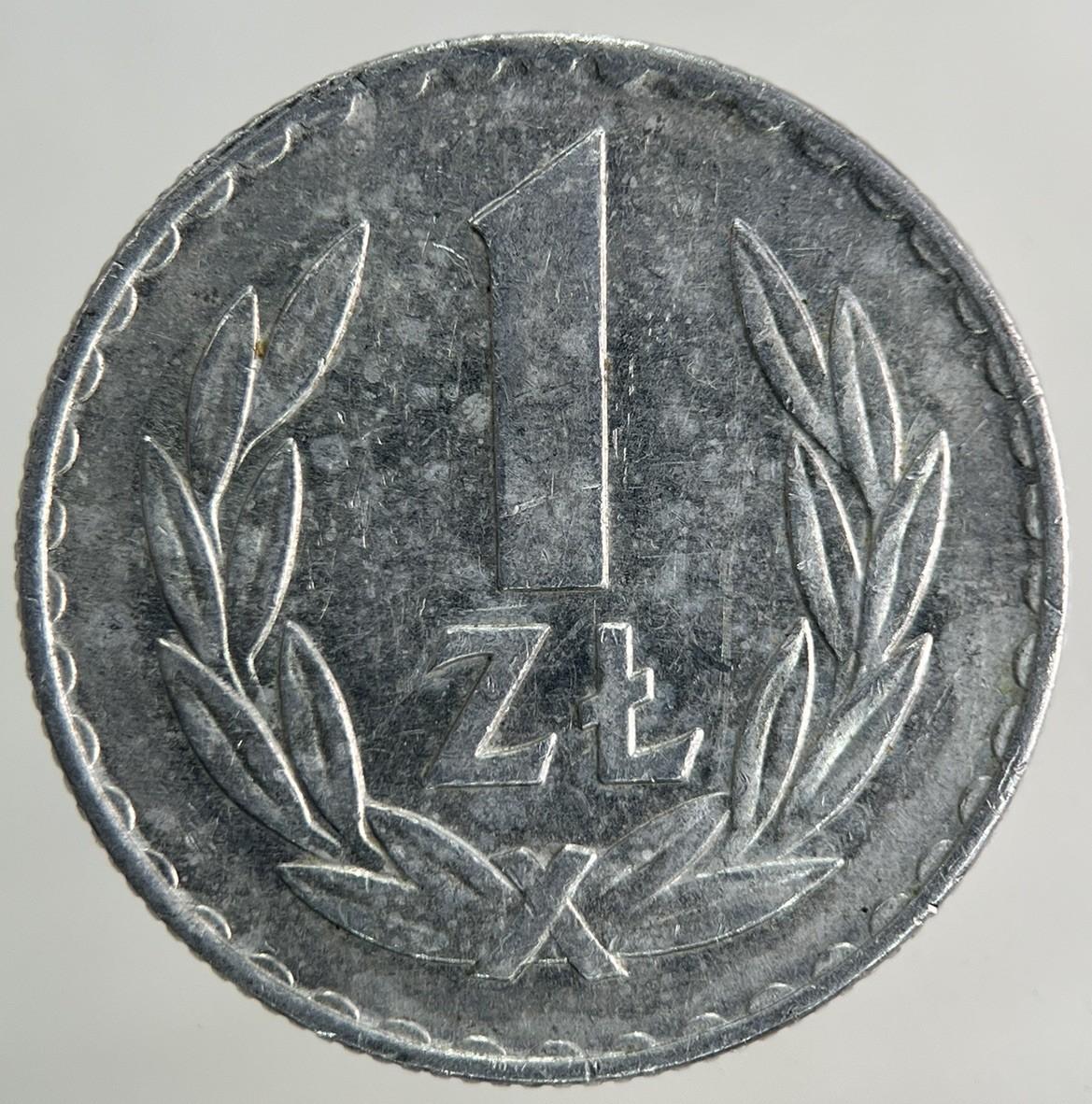 1974 Poland 1 Zloty Zlotych Coin | Fine Collectable Grade