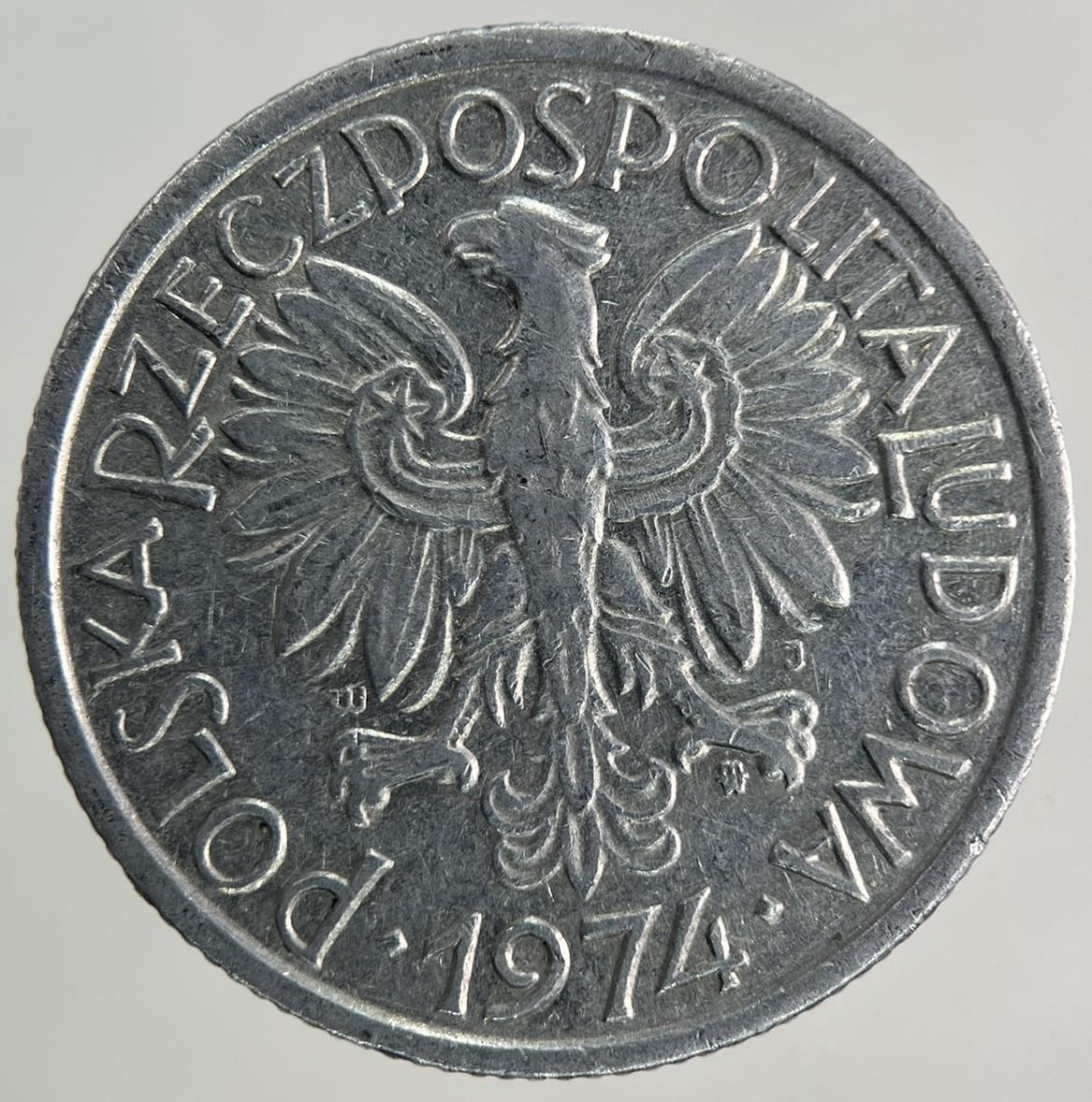 1974 Poland 2 Zlote Zloty Zlotych Coin | Fine Collectable Grade