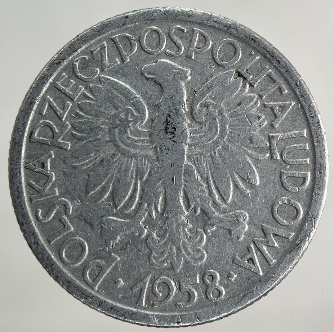 1958 Poland 2 Zlote Zloty Zlotych Coin | Collectable Grade