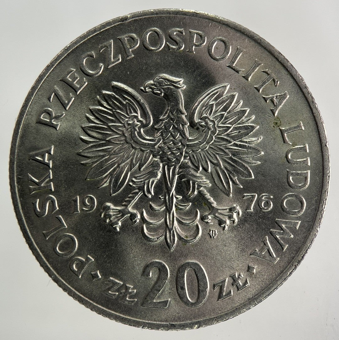 1976 Poland 20 Zlote Zloty Zlotych Coin | Fine Collectable Grade