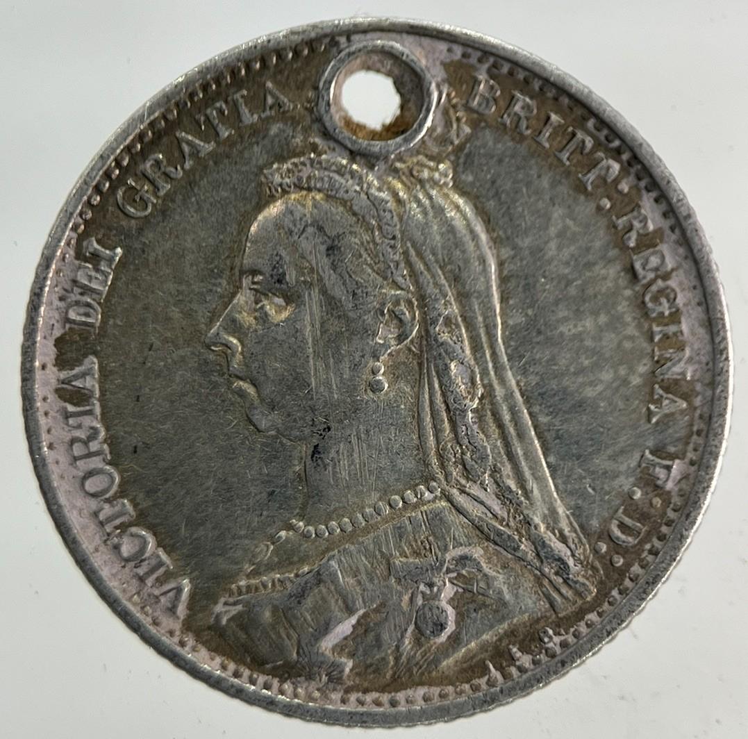 1887 Victoria Sixpence Silver Coin | Fine Collectable Grade