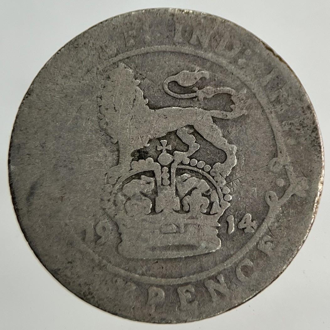 1914 George V Sixpence Silver Coin | Collectable Grade