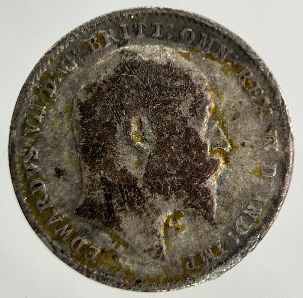 1910 Edward VII Threepence Silver Coin | Fine Collectable Grade