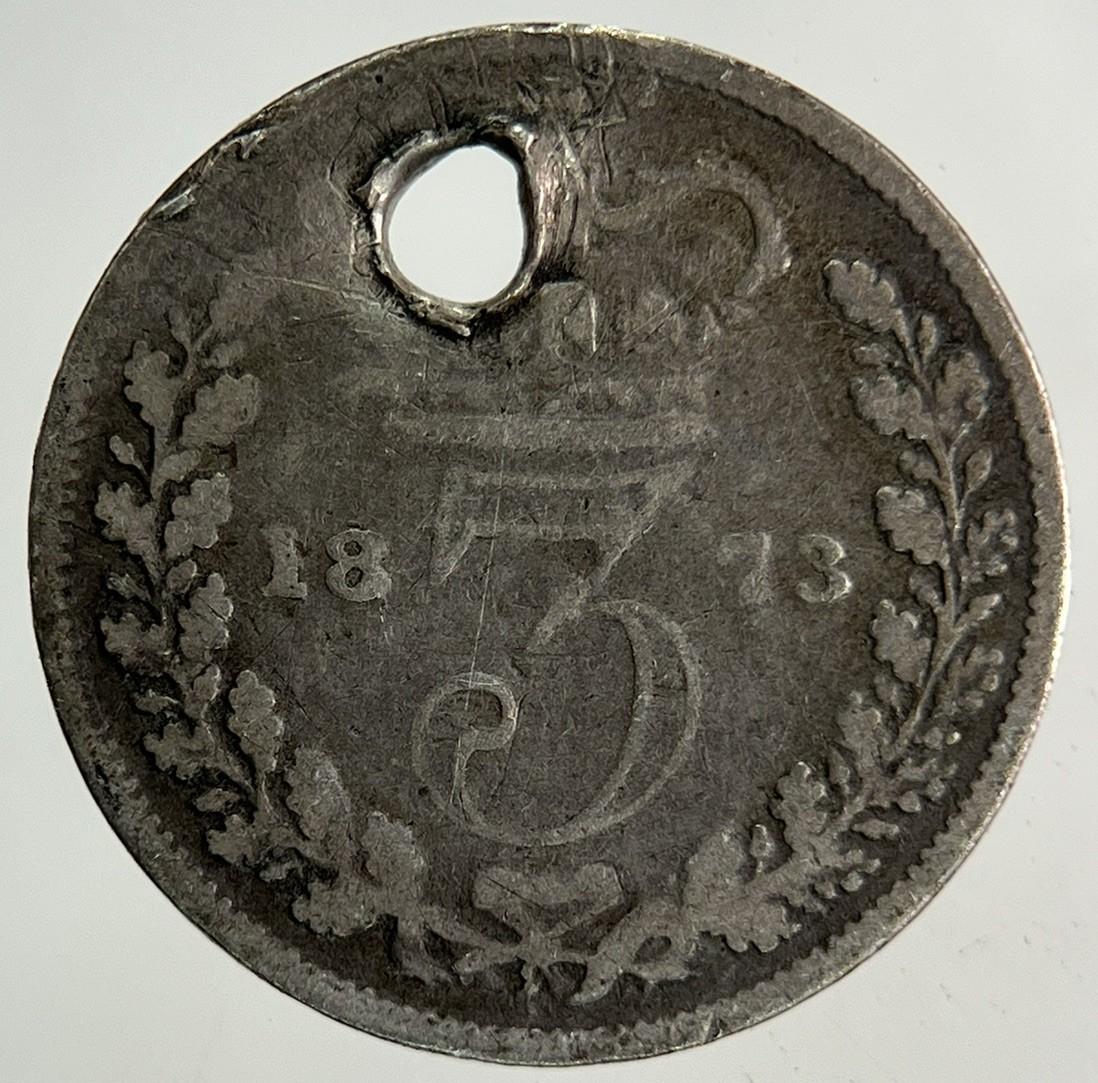 1873 Victoria Threepence Silver Coin | Collectable Grade