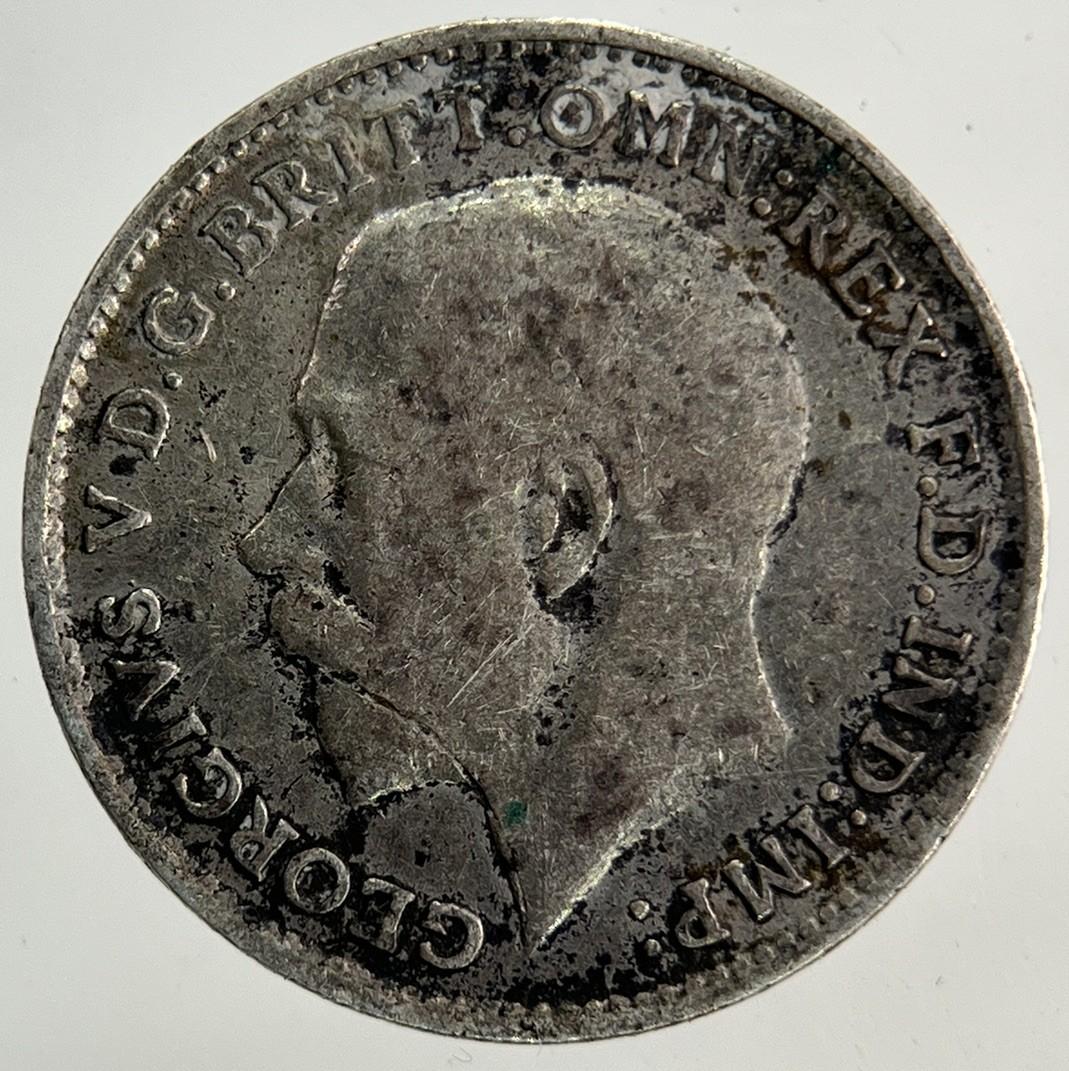 1916 George V Threepence Silver Coin | Fine Collectable Grade