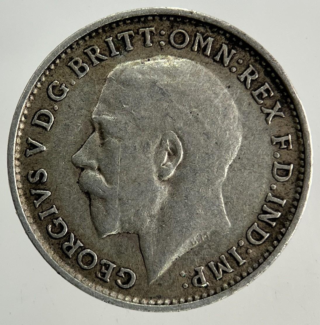 1916 George V Threepence Silver Coin | Fine Collectable Grade