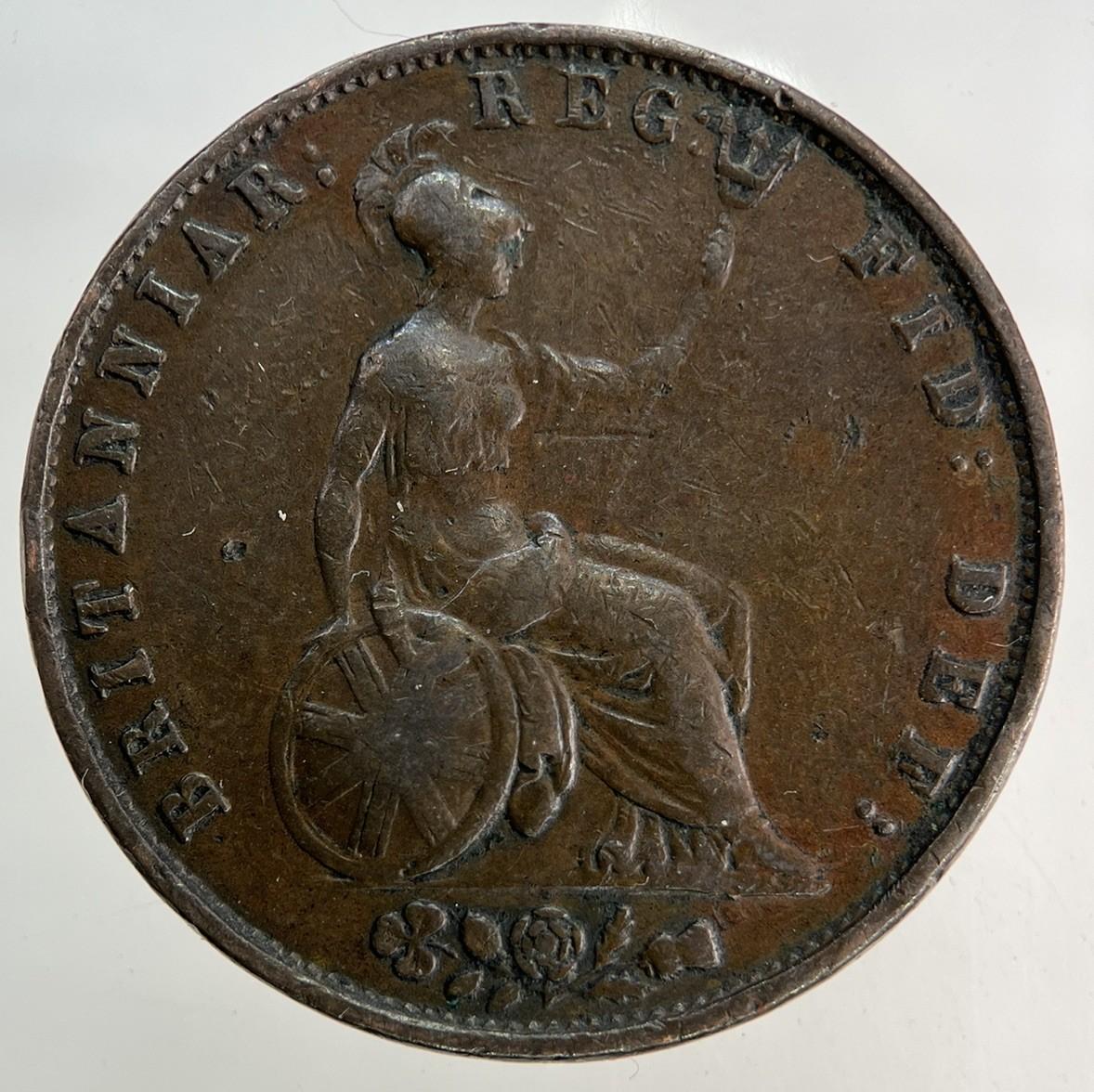1853 Victoria Half-Penny Coin | Fine Collectable Grade