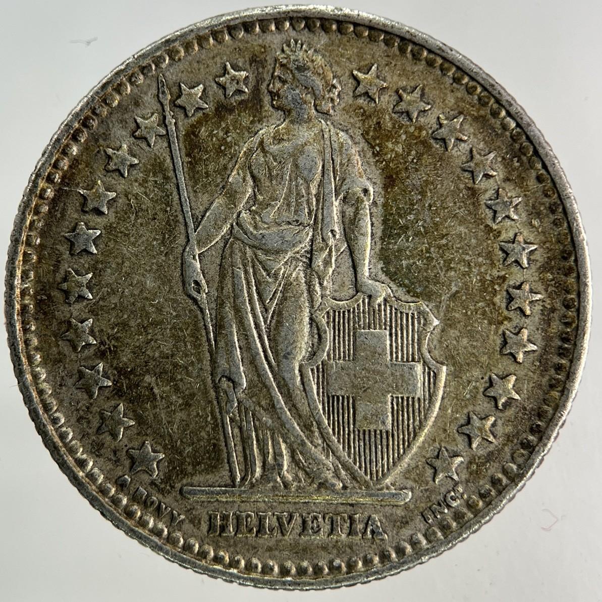 1940 Switzerland Swiss 2 Francs Silver Coin | Very High Grade