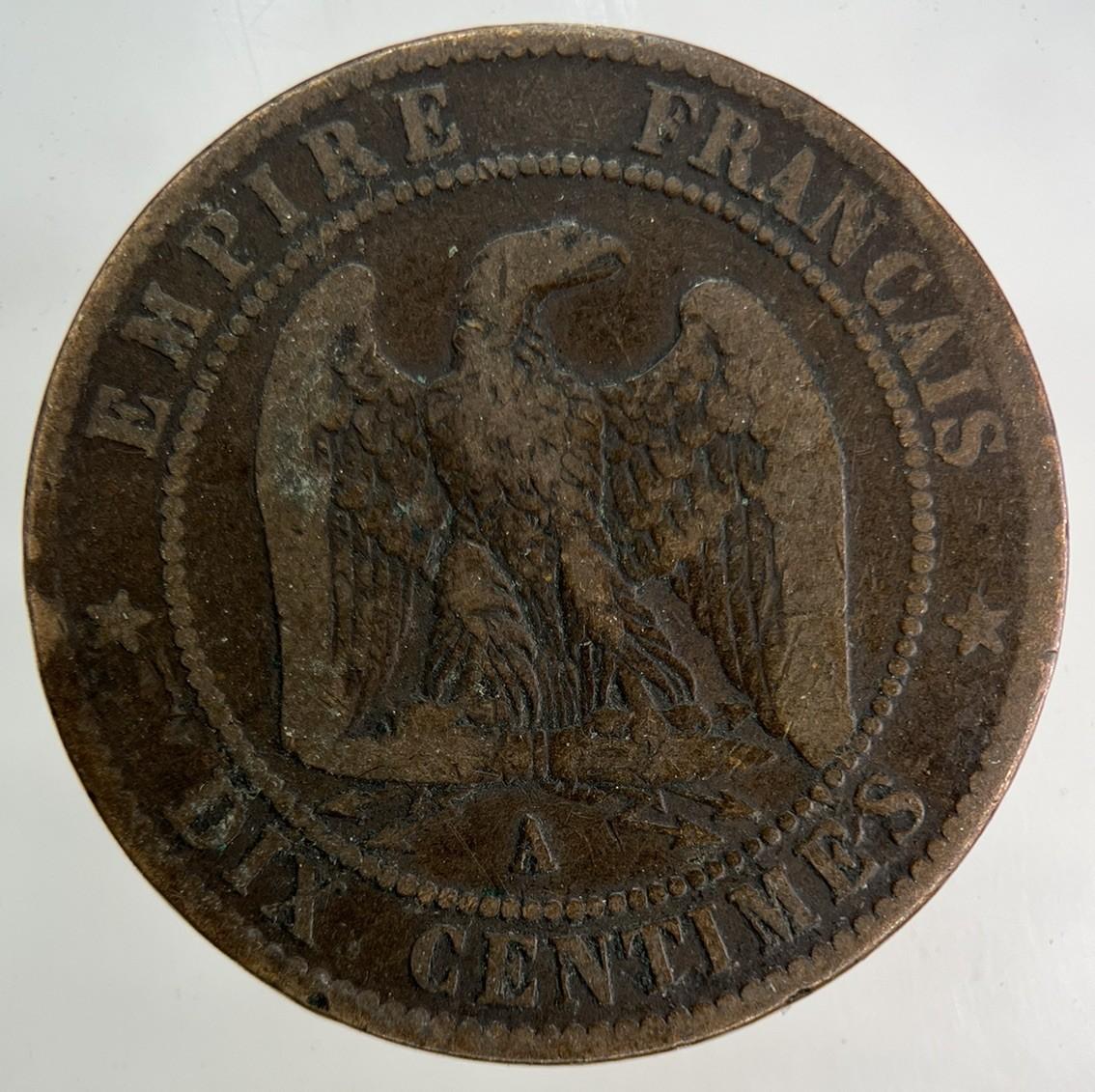 1855 France 10 Centimes Coin | Collectable Grade