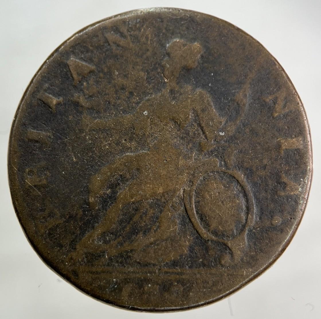 1744 George II 2nd Half-Penny Coin | Collectable Grade