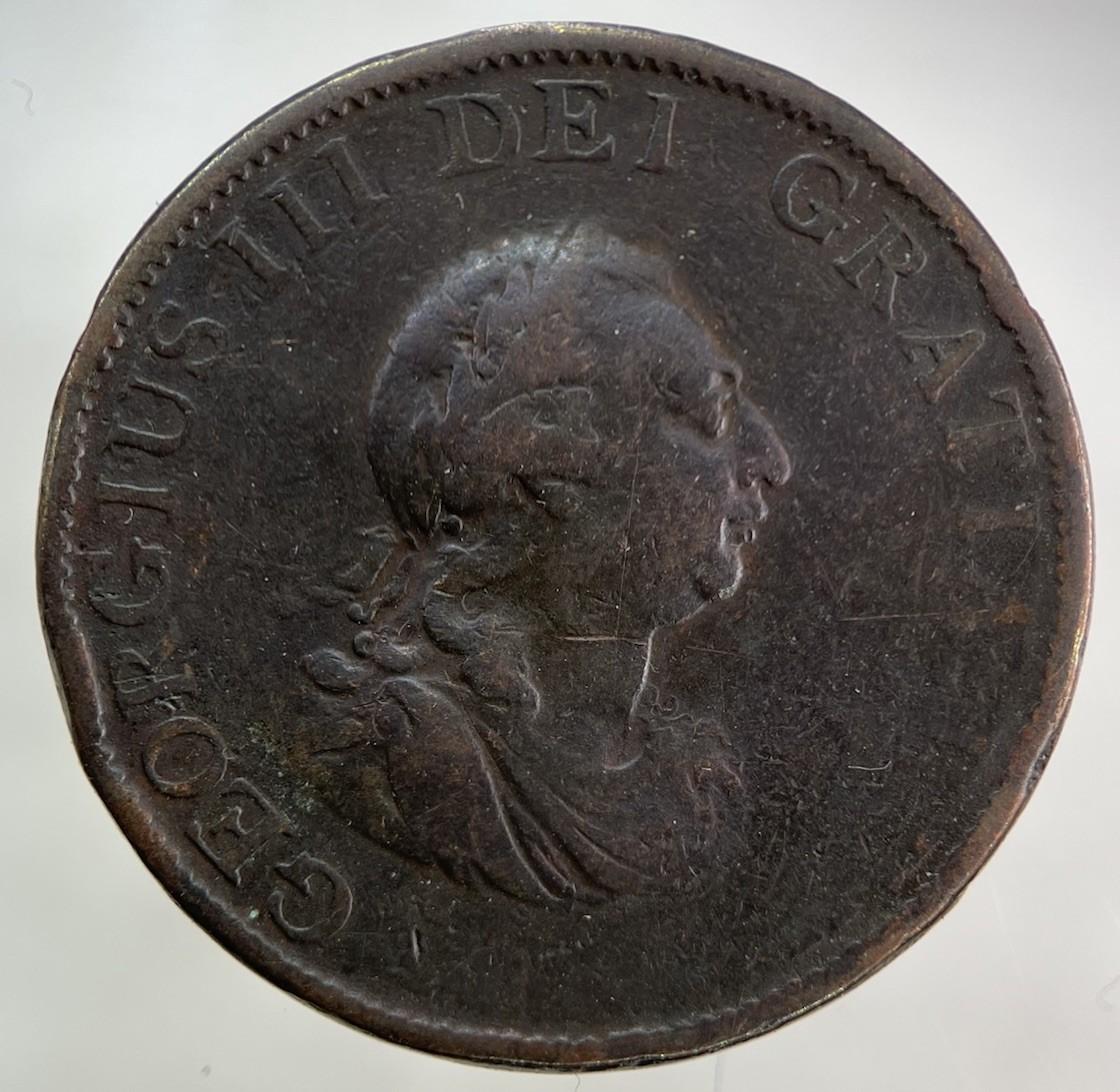 1799 George III 3rd Half-Penny Coin | Collectable Grade