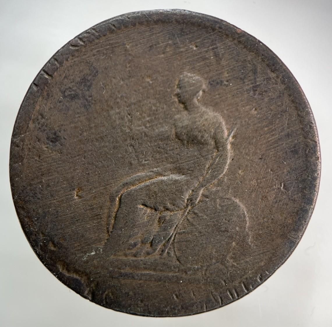 1807 George III 3rd One Penny Coin | Fair Grade