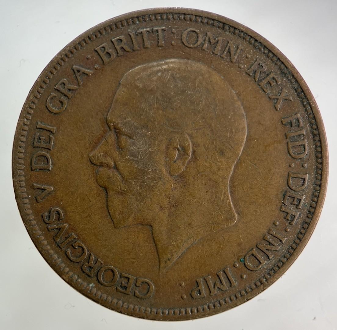 1930 George V One Penny Coin | Fine Collectable Grade