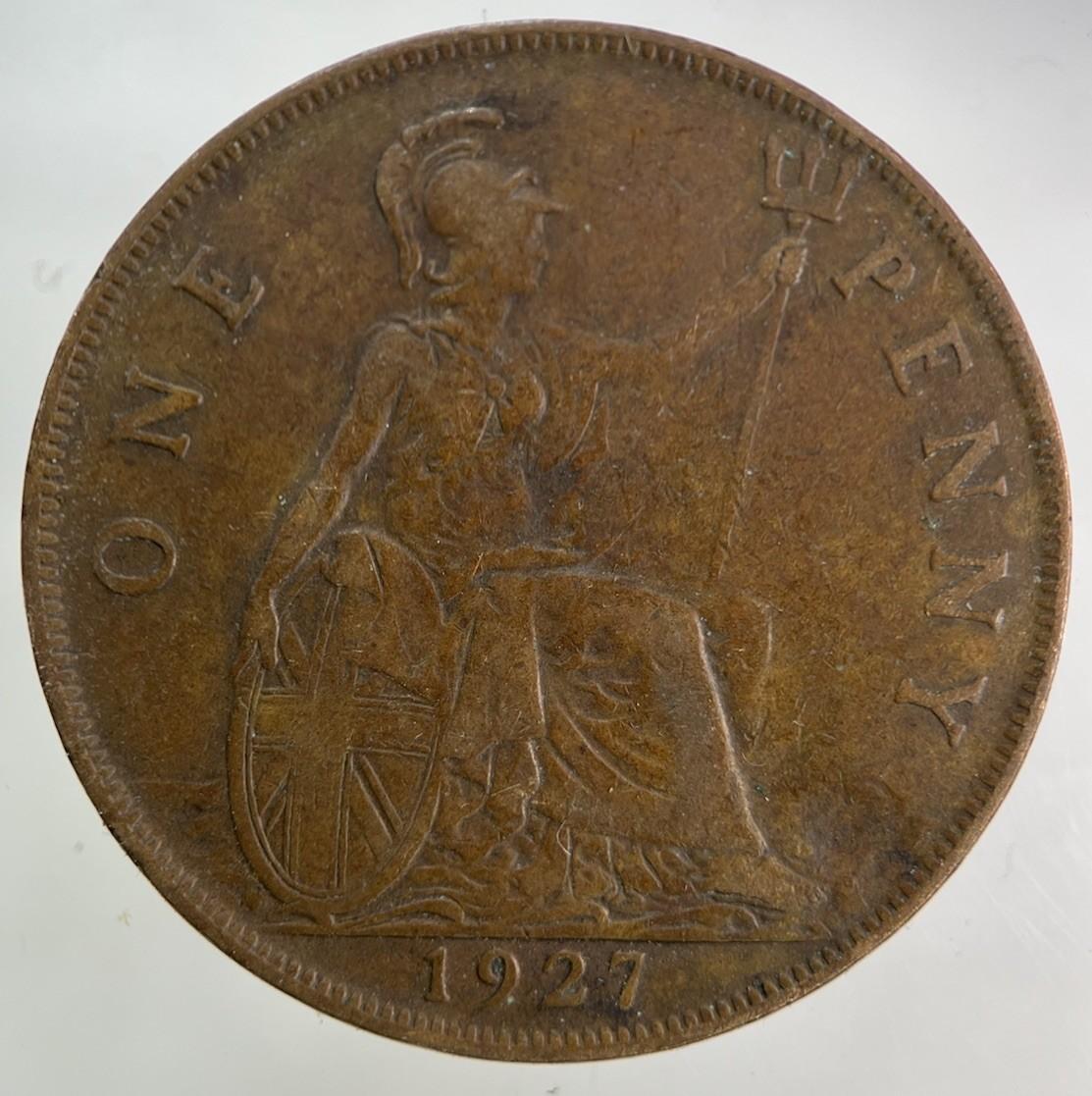 1927 George V One Penny Coin | Collectable Grade