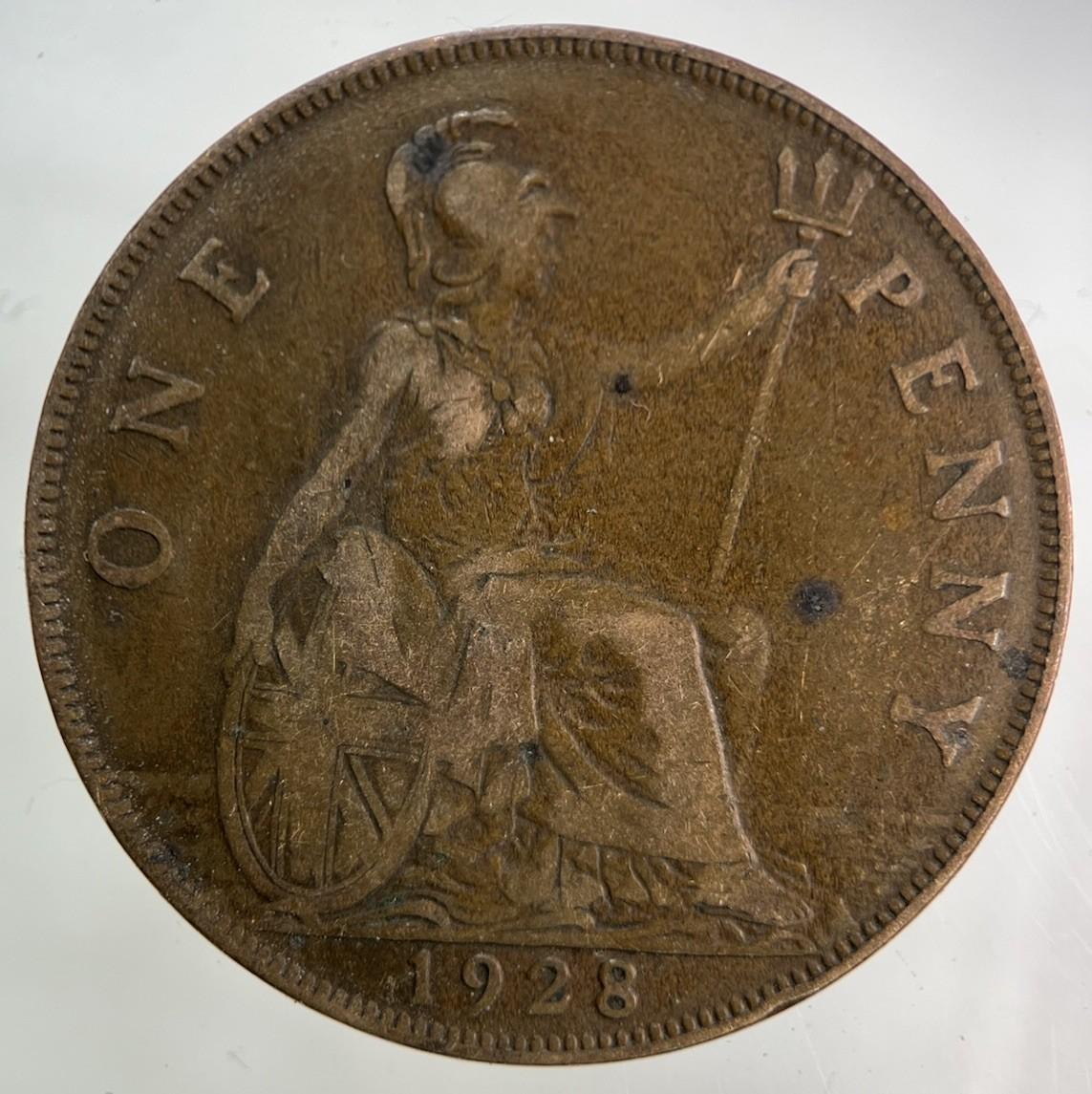 1928 George V One Penny Coin | Collectable Grade