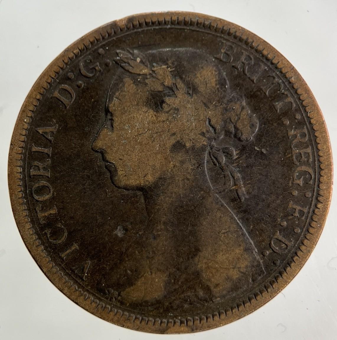 1887 Victoria Half-Penny Coin | Collectable Grade