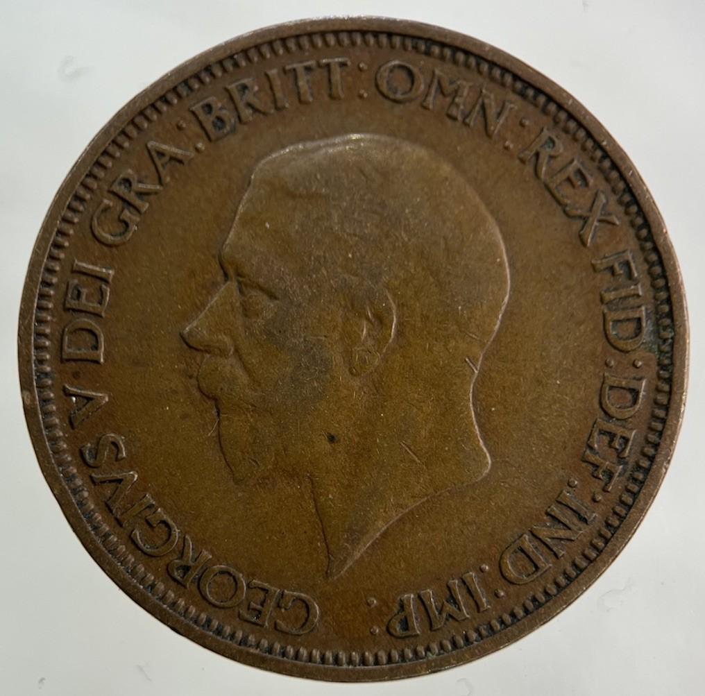 1936 George V Half-Penny Coin | Fine Collectable Grade