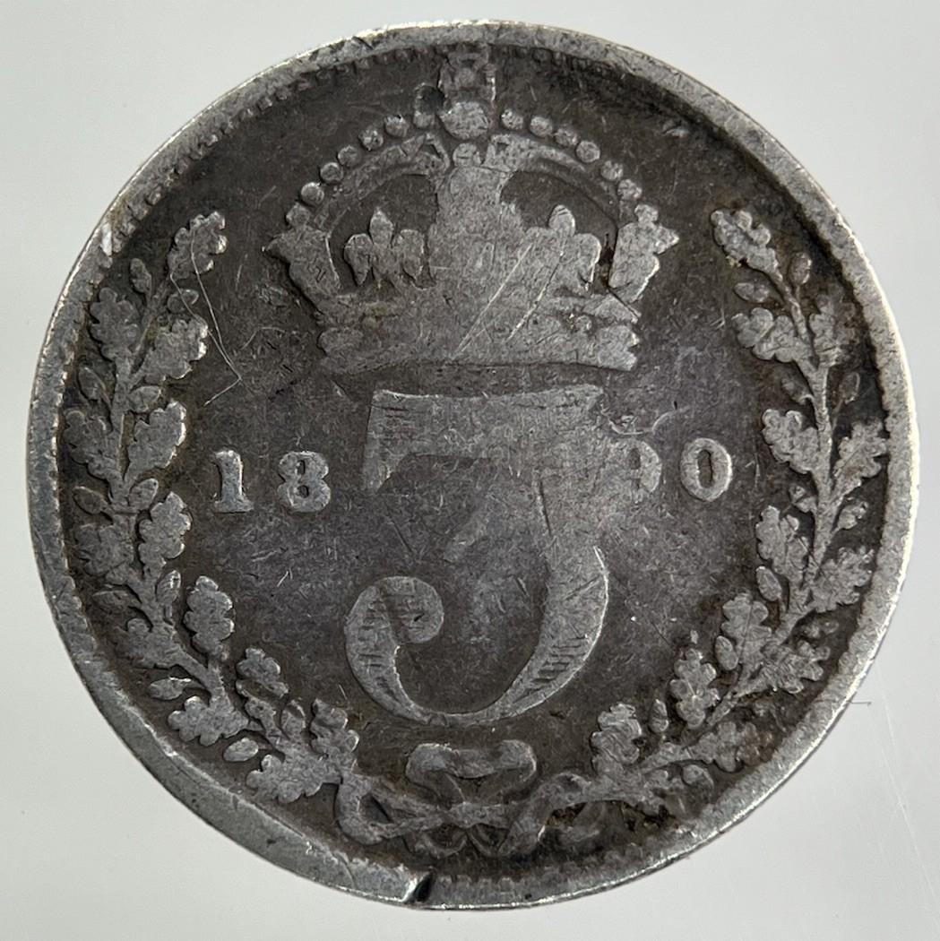 1890 Victoria Threepence Silver Coin | Collectable Grade