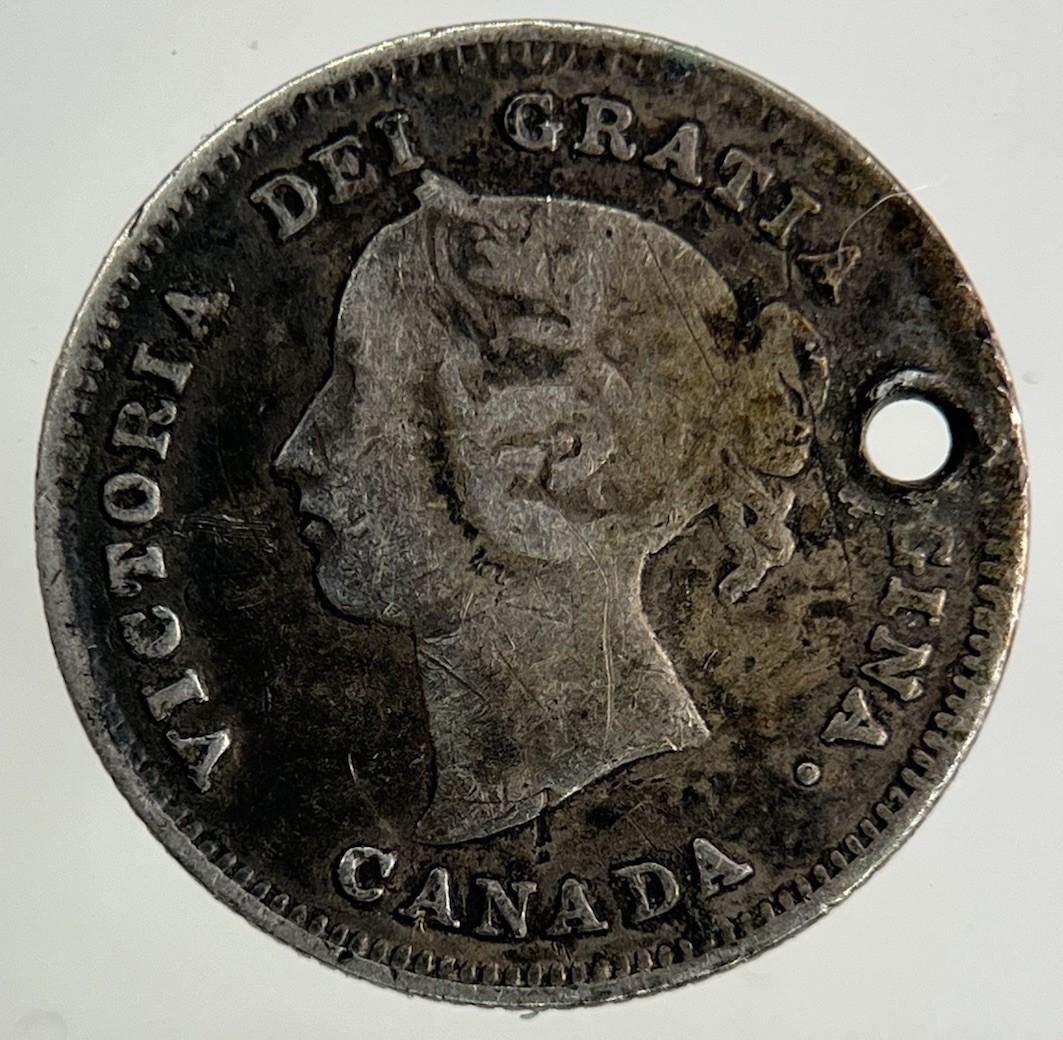 1891 Canada 5 Cents Silver Coin | Collectable Grade