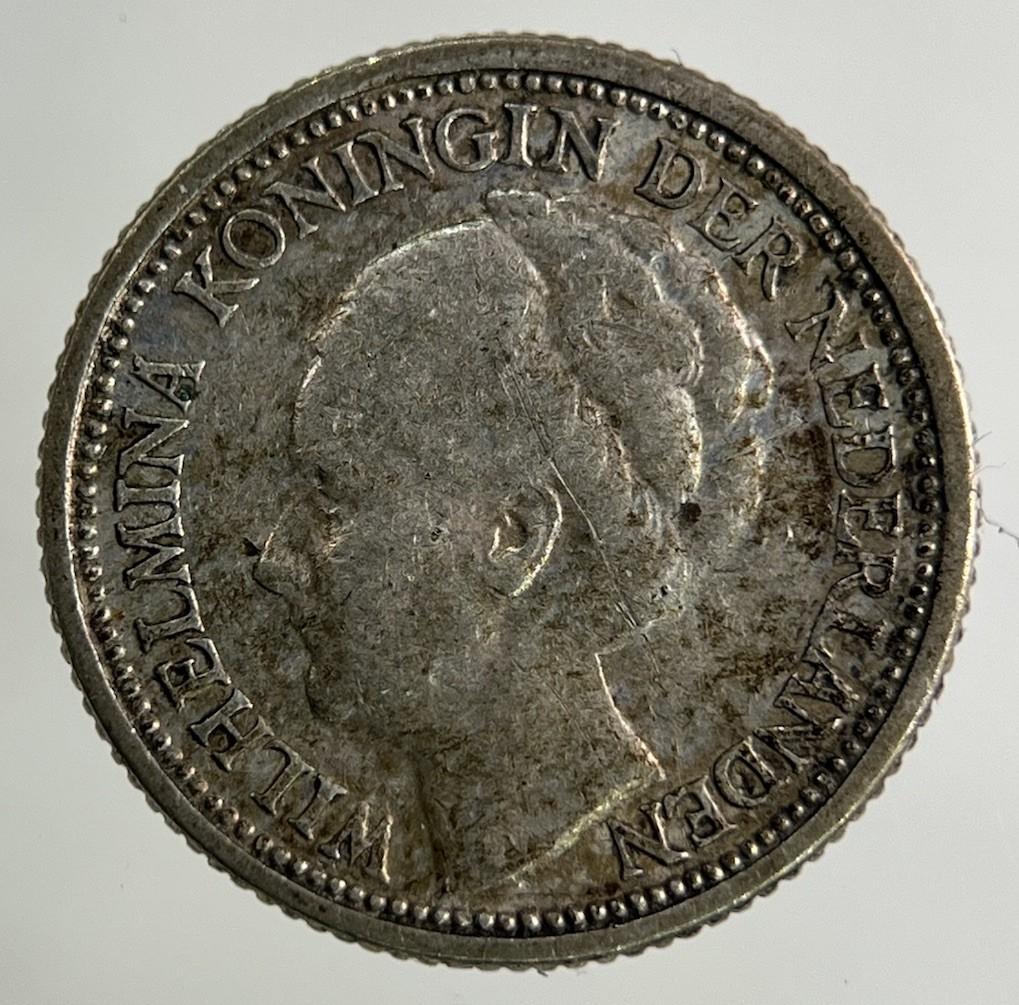1938 Netherlands 10 Cents Silver Coin | Collectable Grade