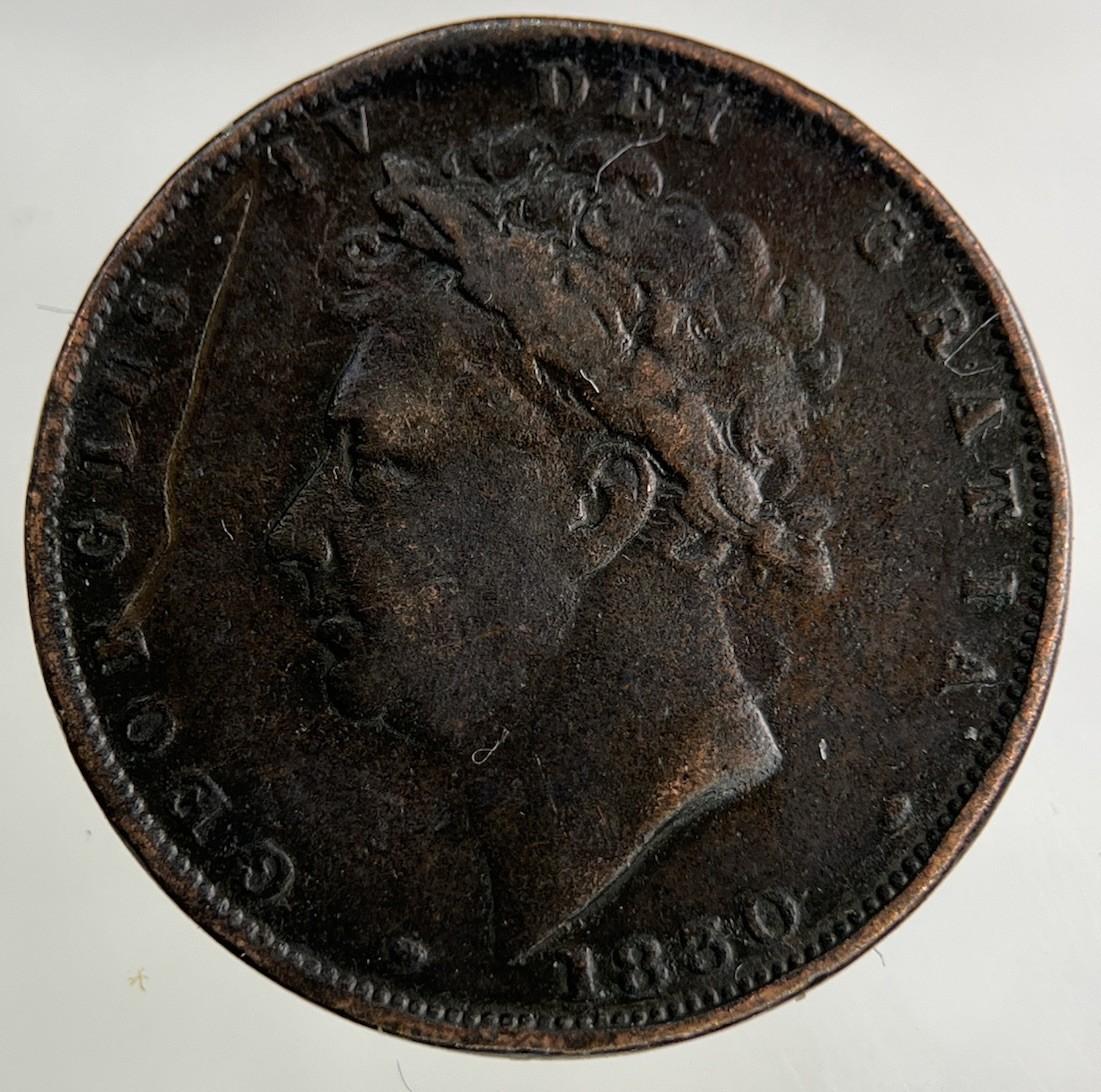 1830 George IV Farthing Coin | Collectable Grade