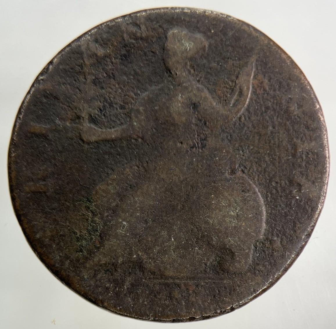 1754 George II 2nd Half-Penny Coin | Collectable Grade