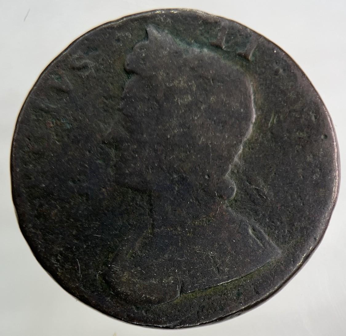 1734 George II 2nd Half-Penny Coin | Collectable Grade