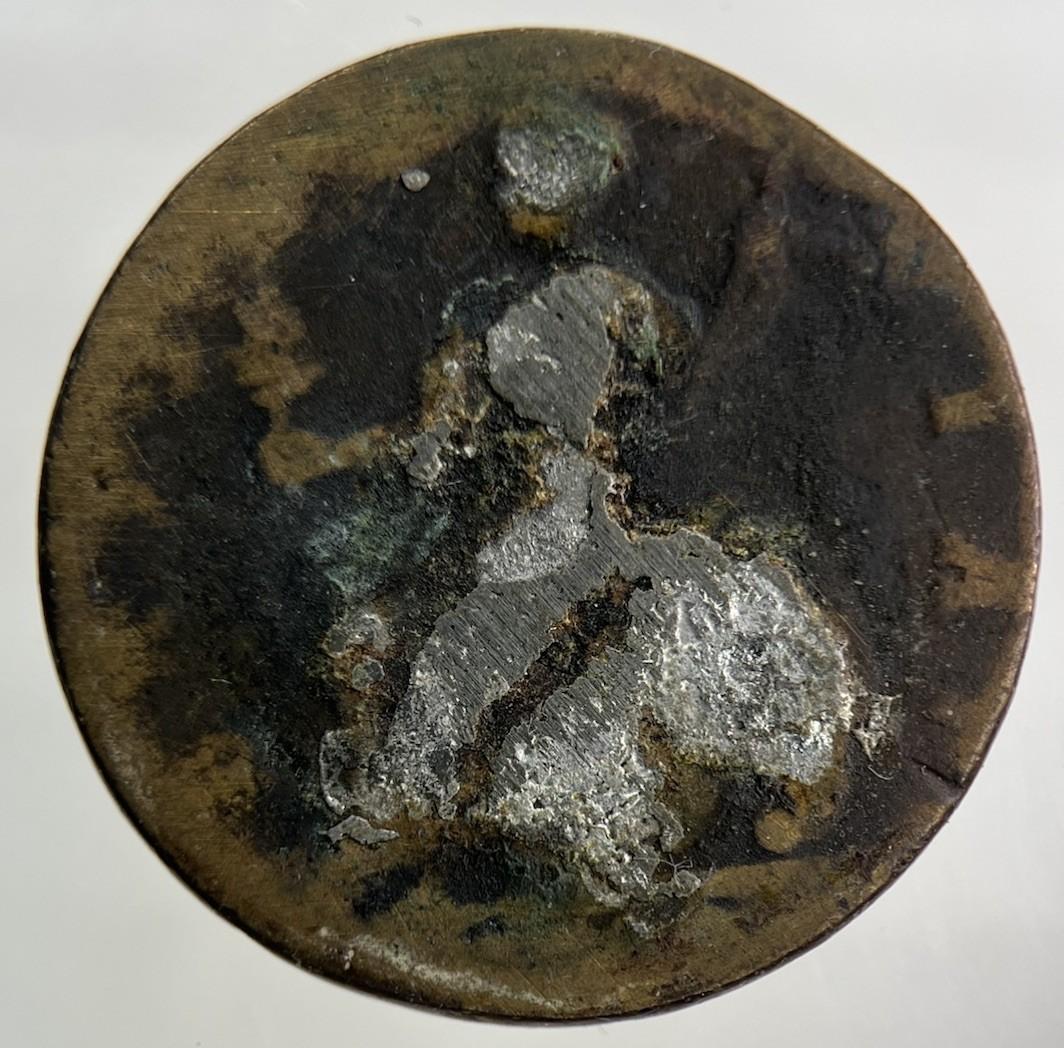 British George II 2nd Half-Penny Coin | Fair Grade