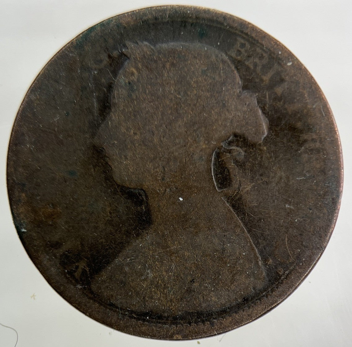 1891 Victoria Half-Penny Coin | Fair Grade