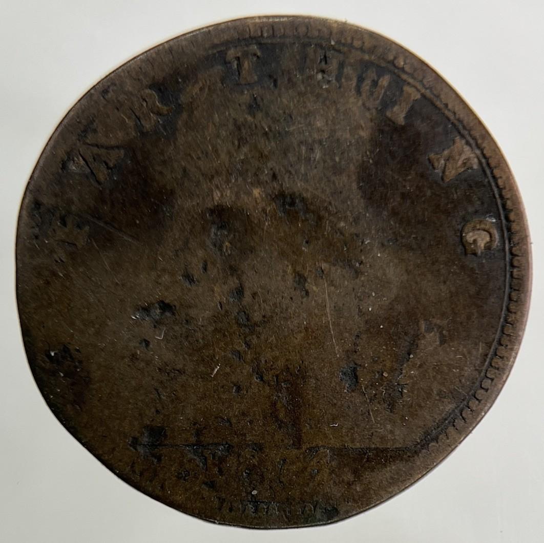 1874 Victoria Farthing Coin | Worn Grade