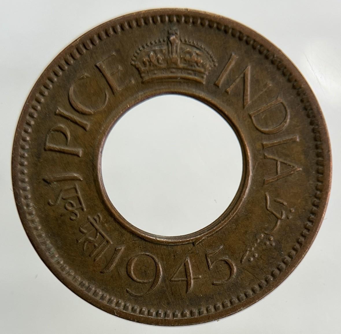 1945 India 1 Pice Coin | Fine Collectable Grade