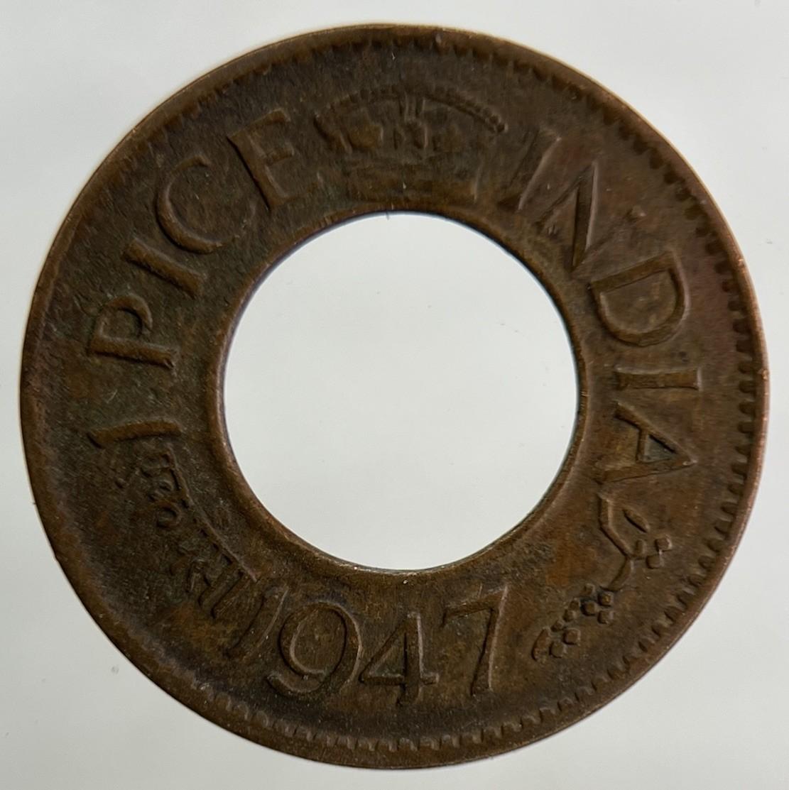 1947 India 1 Pice Coin | Fine Collectable Grade
